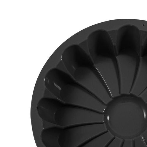 Forma de Silicone Uttil para Bolo Preta 27,5x27,5x5cm