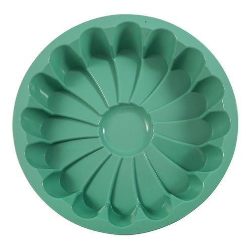 Forma de Silicone Uttil para Bolo Verde 27,5x27,5x5cm