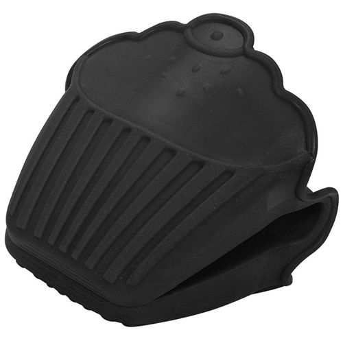 Luva de Silicone Para Forno Uttil Cupcake Preta