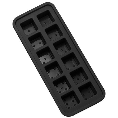 Forma de Silicone para Gelo Preta Uttil