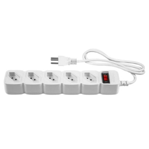 Protetor Eletrônico 0 Com 5 Tomadas EPE 205 Branco Intelbras