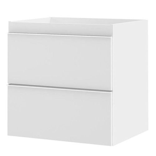 Armário Suspenso para Banheiro Bumi Blu Line sem Tampo Branco 60cm