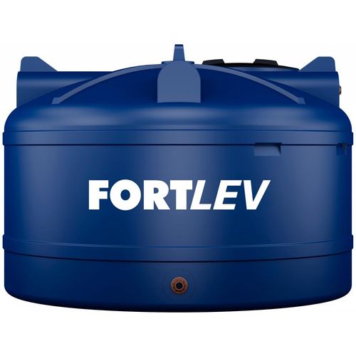 Caixa D' Água Fortlev Polietileno com Tampa Rosqueável 3000 Litros 129x190cm