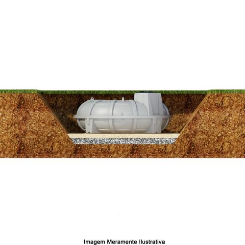 Cisterna Polietileno Estrutural Fortlev 5000 Litros 135x323cm