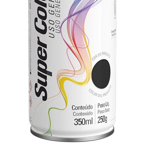 Tinta Spray Tekbond Uso Geral Preto Fosco 350ml
