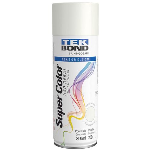 Tinta Spray Tekbond Uso Geral Branco Fosco 350ml