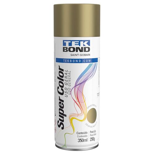 Tinta Spray Tekbond Uso Geral Dourado 350ml