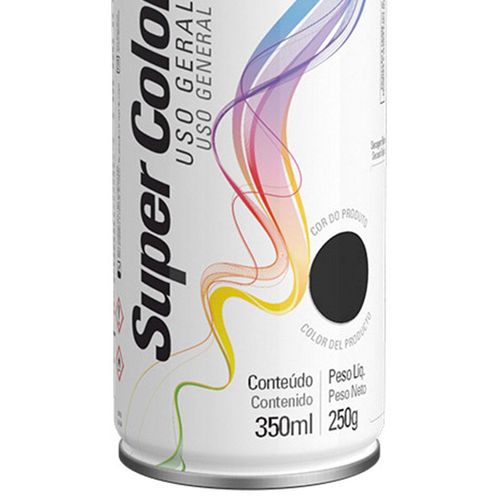 Tinta Spray Tekbond Alta Temperatura Preto Tekbond 350ml