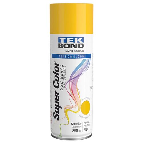 Tinta Spray Tekbond Uso Geral Amarelo 350ml