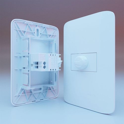 Conjunto 4x2 Exatron 01 Variador Dimmer Rotativo