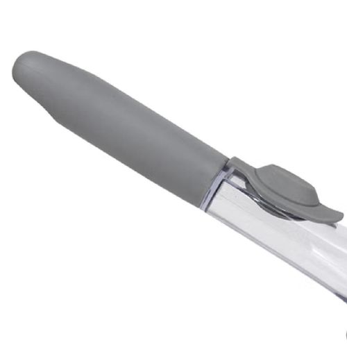 Escova com Dispenser Uttil Cinza 25x3,5x7,8xm