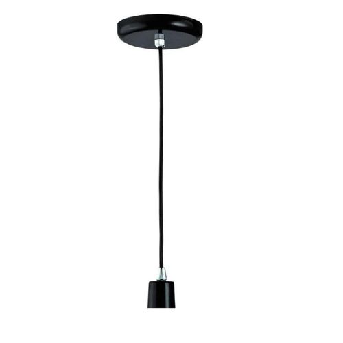 Pendente Alumínio Dital Preto 1xE27 420/1