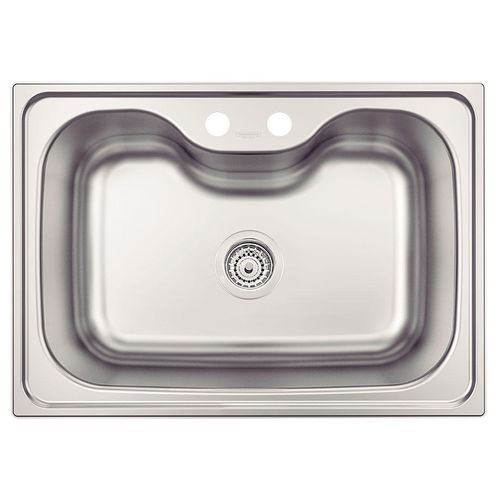 Cuba de Sobrepor Tramontina Morgana 60 FX em Aço Inox com Acabamento Acetinado 69x49 cm com Válvula
