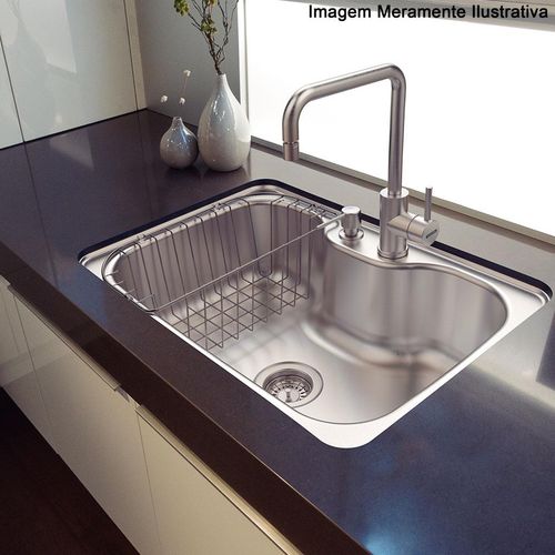 Cuba em Aço Inox Tramontina Undermount Morgana Acetinado 69x40cm