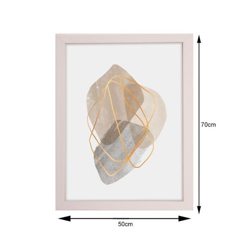 Quadro Intuitive Home Abstrato 50x70cm