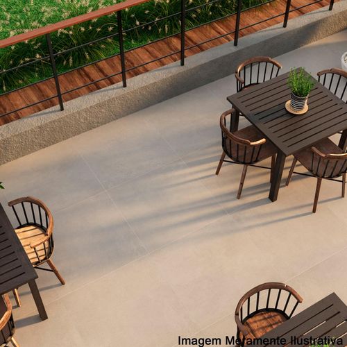 Porcelanato Externo Eliane State Cement "A" 90x90cm