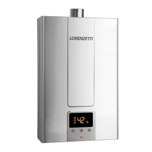 Aquecedor Passagem Lorenzetti 20L Digital Inox GN LZ2000 DEI