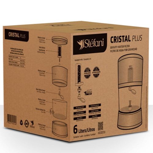 Filtro de Água Stefani Cristal Plus New 6 Litros