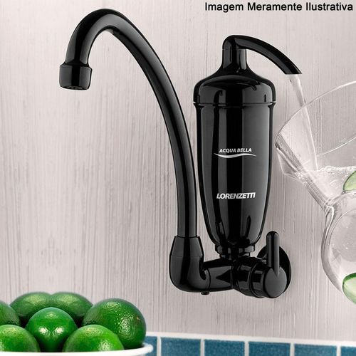 Purificador de Água Lorenzetti Acqua Bella com Torneira Preto