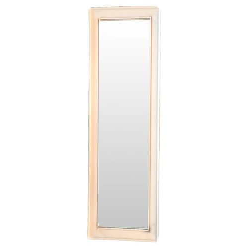 Espelho Retangular Ndi com Moldura Bege 40,2x130,2cm