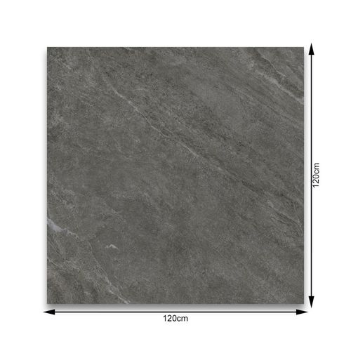 Porcelanato Hard Portinari Monte Etna Bk "A" 120x120cm Retificado