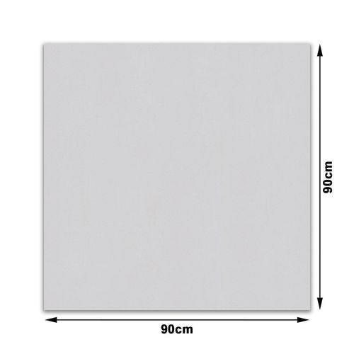 Porcelanato Polido Incepa Sigma Off White 7mm "A" 89,5x89,5 Retificado