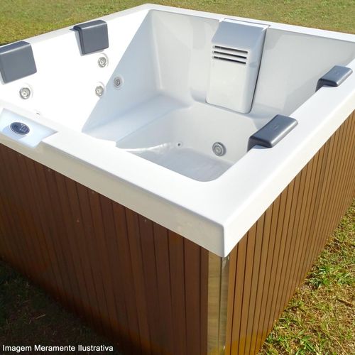 Spa Acrílico Jacuzzi com Deck 170x170x89 J170