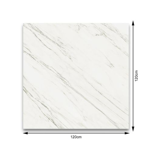 Porcelanato Polido Ceusa Véu de Noiva Wh "A" 120x120cm Retificado