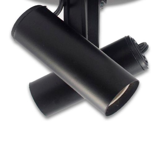 Spot Alumínio JM Iluminação Liso Preto 2xE27 206/2-PT