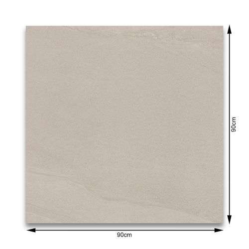 Porcelanato Externo Eliane Khali Gris "A" 90x90cm Retificado