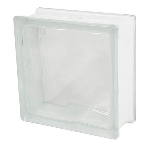 Bloco de Vidro Gloss Clear Wave 19x19x8cm
