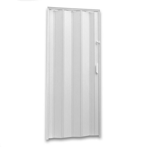 Porta Sanfonada PVC Plasflex Branca 80x210