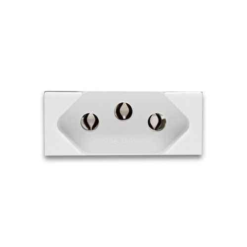 Tomada 2P+T 10A Duale Up Branco 4X2