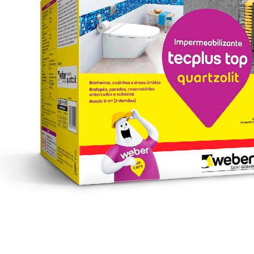 Tecplus Top Quartzolit Cinza 18Kg