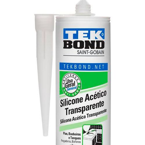Silicone Acético 256G Multiuso Transparente 22034002100 Tekbond