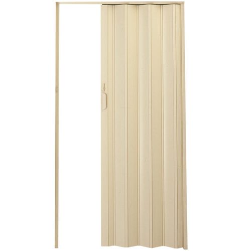 Porta Sanfonada PVC Plasflex Bege 80x210