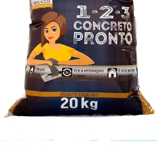 Concreto Pronto Hidra Uso Pratico Hidra 20kg