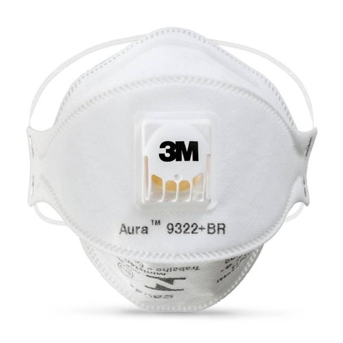 Máscara Respiratória 3M com Válvula Aura 9322+BR PFF-2