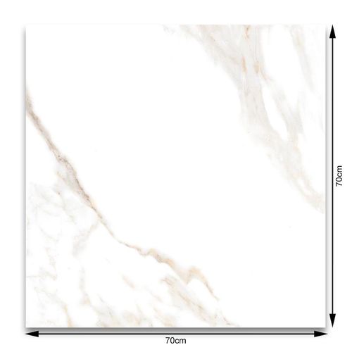 Porcelanato Acetinado Delta Marmo Douro "A" 70x70cm Retificado
