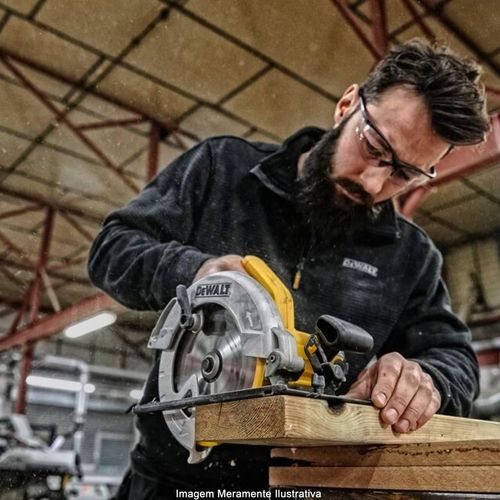 Serra Circular Dewalt com Disco Wídea 1400w 18D 7 1/4" (184MM) 5.500 RPM 127V