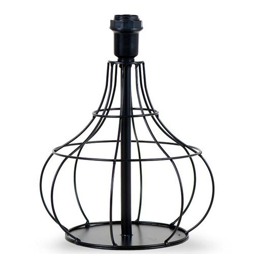 Abajur sem Cúpula Primor Aladim Preto Fosco 22cm