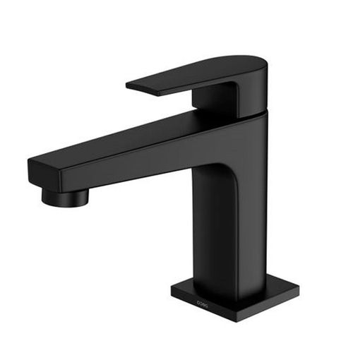 Torneira de Mesa Deca Bica Baixa para Lavatório Level Black Matte