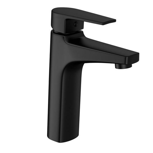 Misturador Monocomando para Lavatório de Mesa Deca Level Bica Média Black Matte