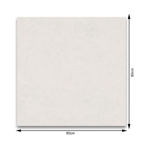 Porcelanato Hard Ceusa Talc "A" 80x80cm Retificado
