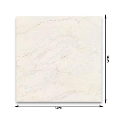 Porcelanato Polido Portobello Apuano Oro "A" 90x90cm Retificado