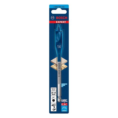 Broca para Madeira Bosch Chata Expert SelfCut Speed 14x152mm