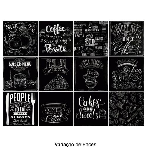 Revestimento "A" 20x20 Chef Pr/00  Kit c/12pcs) Gabriella