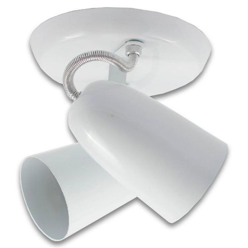 Spot Alumínio JM Iluminação Cone Branco 2xE27 700/2-BR