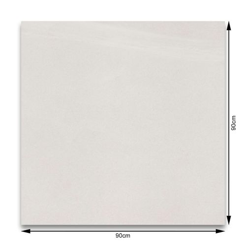 Porcelanato Acetinado Eliane Khali Off White "A" 90x90cm