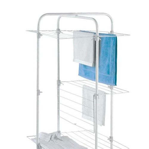 Varal Aço Chão Maxeb Triplex 122x56x70